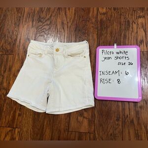 Pilcro white Jean Shorts for Women- size 26